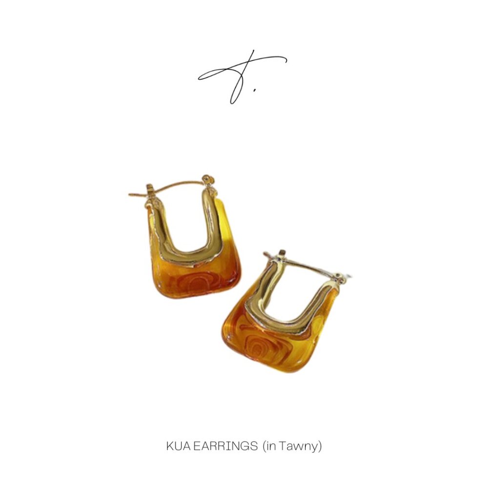 Kua Earrings (in Tawny)